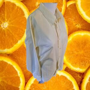 David Taylor Yellow Short Sleeve Button Up Size 15 1/2